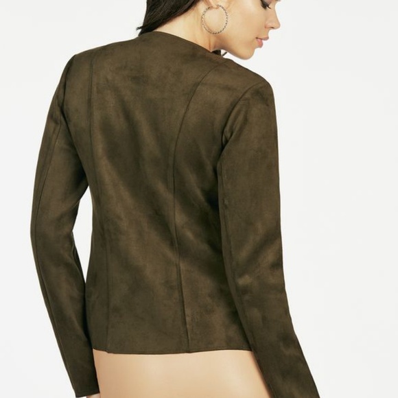 Justfab Dark Olive Green Jacket NEW w/tags! - Picture 3 of 8